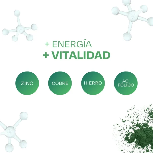 Espirulina + Nutricell 90 Comprimidos - Imagen 2